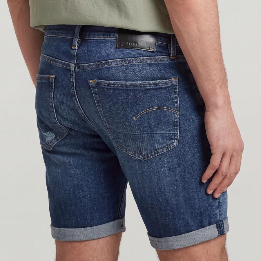 G-Star RAW 3301 Slim Short Donkerblauw Heren - Foto 3