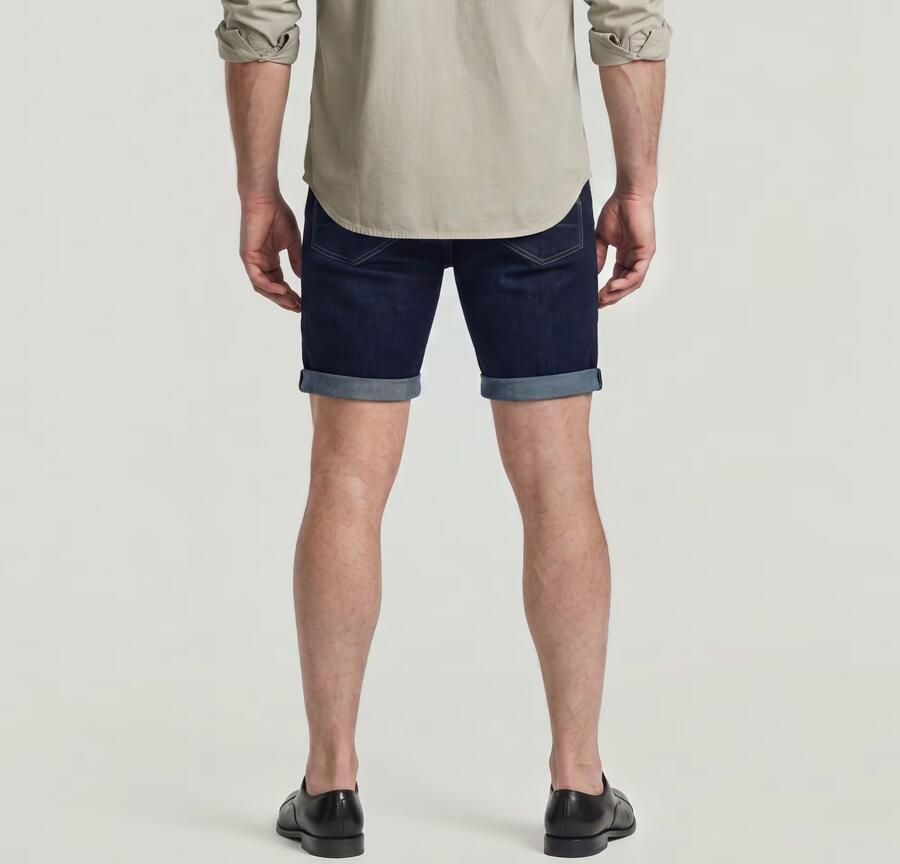 G-Star RAW 3301 Slim Short Donkerblauw Heren - Foto 5