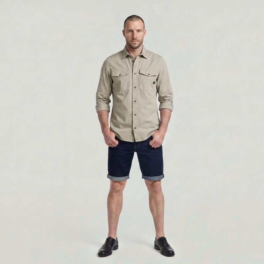G-Star RAW 3301 Slim Short Donkerblauw Heren - Foto 2
