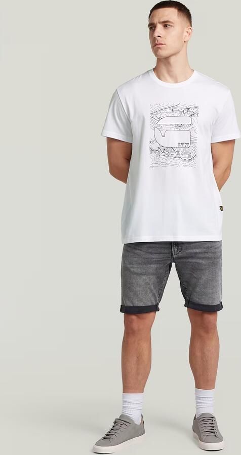 G-Star RAW 3301 Slim Short Grijs Heren - Foto 6