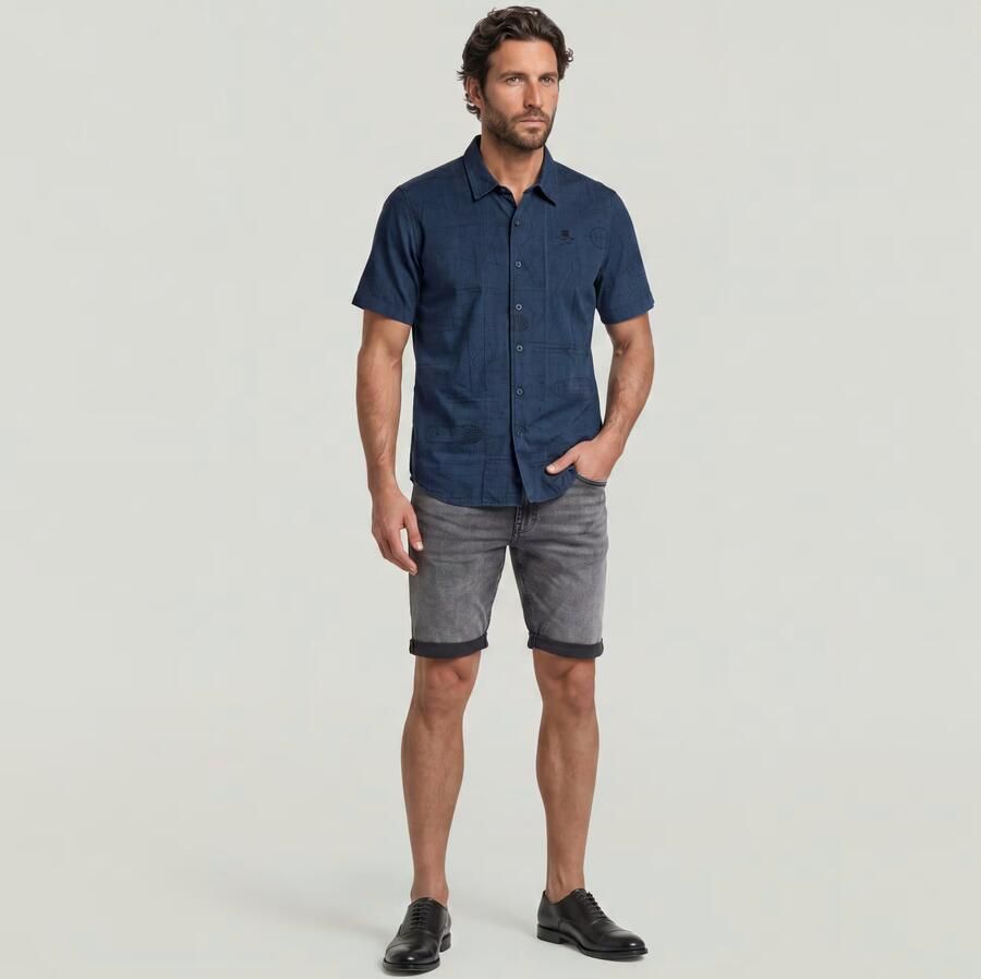 G-Star RAW 3301 Slim Short Grijs Heren - Foto 5