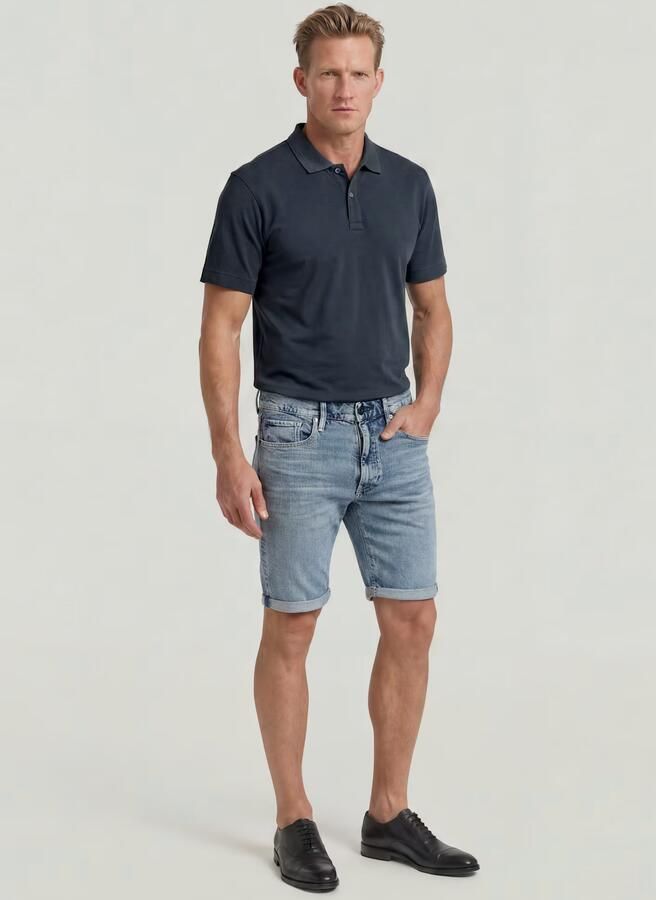 G-Star RAW 3301 Slim Short Lichtblauw Heren - Foto 6