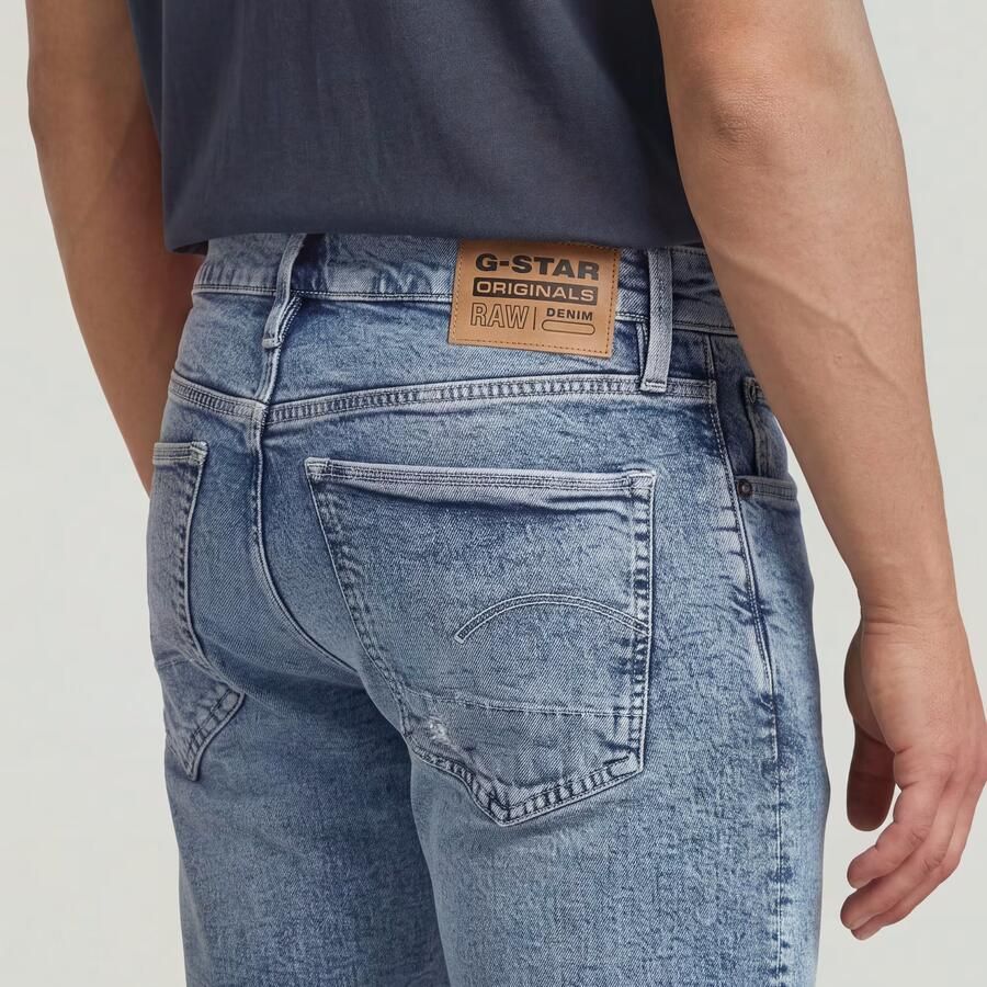 G-Star RAW 3301 Slim Short Lichtblauw Heren - Foto 4