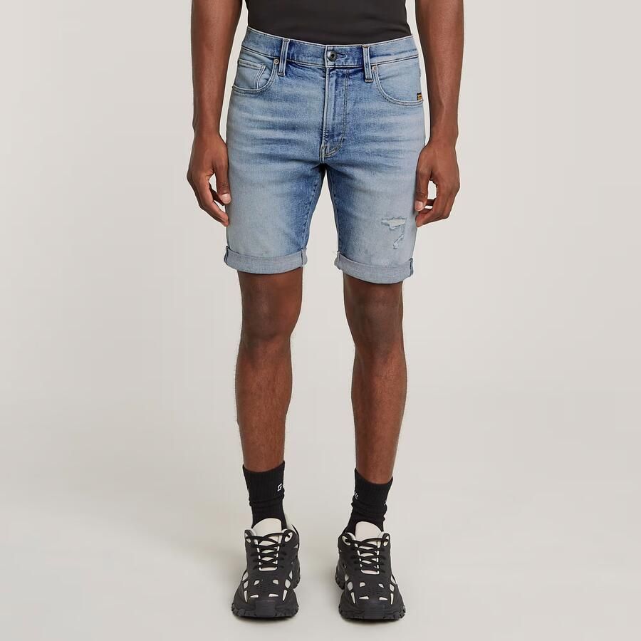 G-Star RAW 3301 Slim short Midden blauw Heren - Foto 7