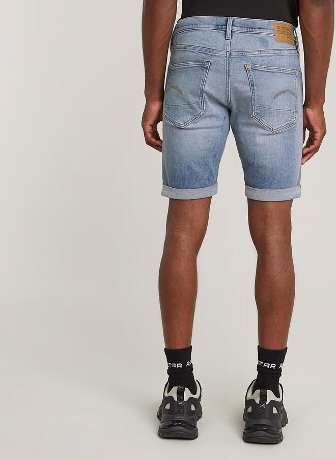 G-Star RAW 3301 Slim short Midden blauw Heren - Foto 6