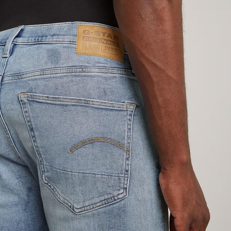 G-Star RAW 3301 Slim short Midden blauw Heren - Foto 3