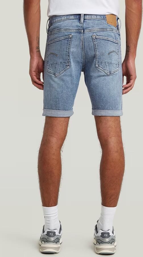 G-STAR RAW Heren Jeans 3301 Slim Short Lichtblauw - Foto 9