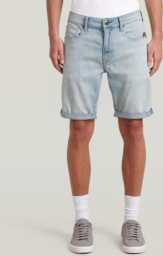 G-Star RAW 3301 Slim Short Midden blauw Heren