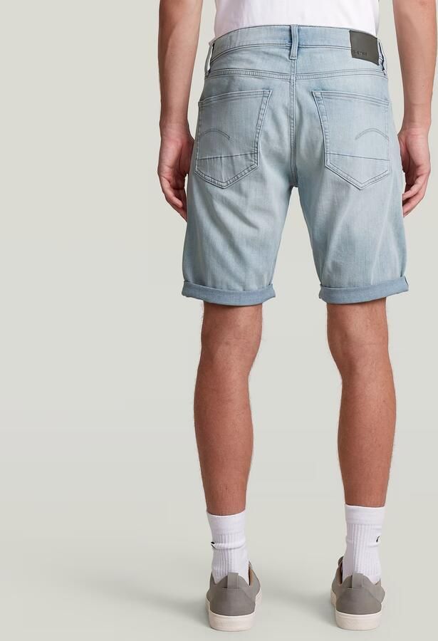 G-Star RAW 3301 Slim Short Midden blauw Heren - Foto 5