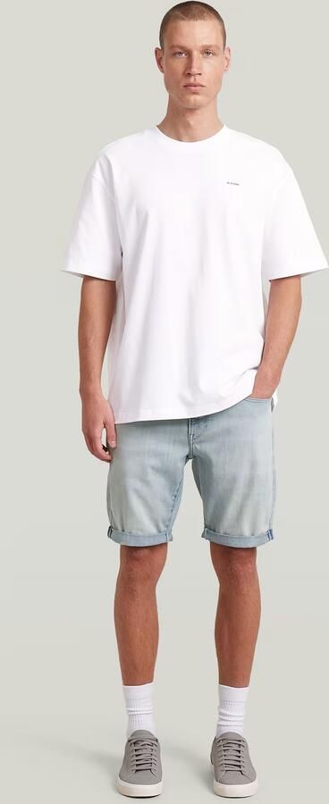 G-Star RAW 3301 Slim Short Midden blauw Heren - Foto 7