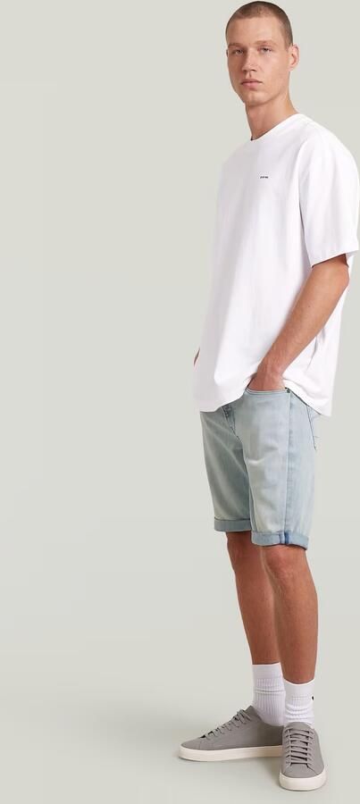 G-Star RAW 3301 Slim Short Midden blauw Heren - Foto 6