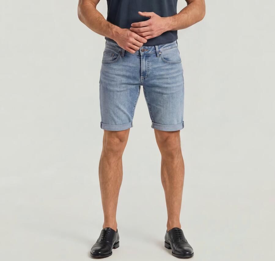 G-STAR RAW Heren Jeans 3301 Slim Short Lichtblauw - Foto 9