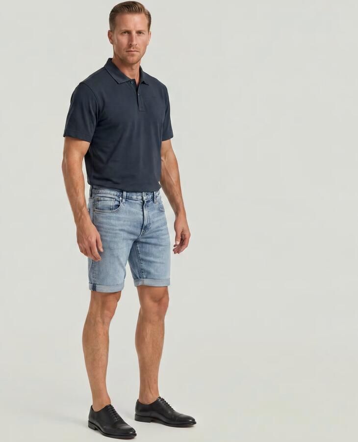 G-STAR RAW Heren Jeans 3301 Slim Short Lichtblauw - Foto 10