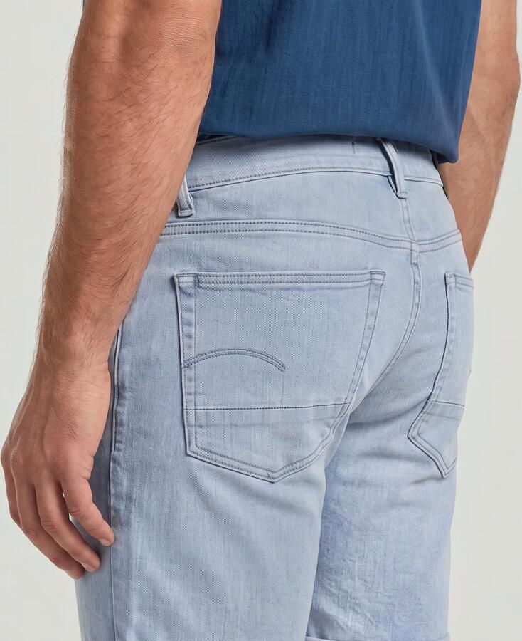 G-Star RAW 3301 Slim Short Midden blauw Heren - Foto 6