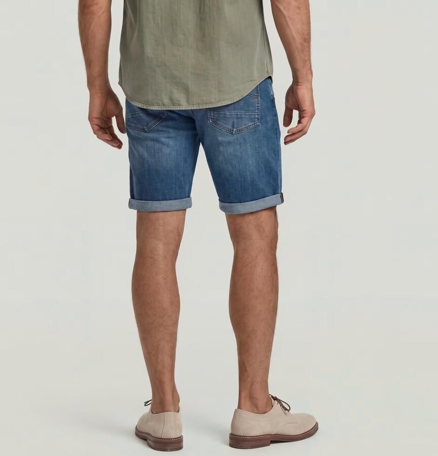 G-Star RAW 3301 Slim Short Midden blauw Heren - Foto 2
