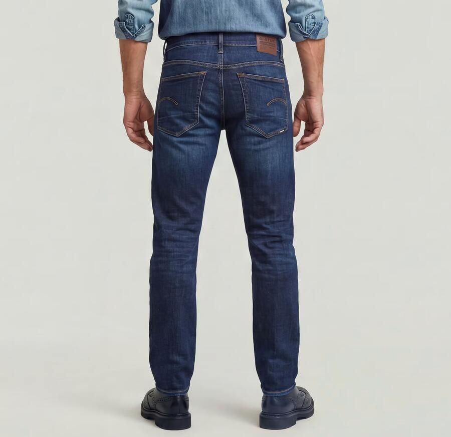 G-Star RAW 3301 Straight Jeans Donkerblauw Heren - Foto 4