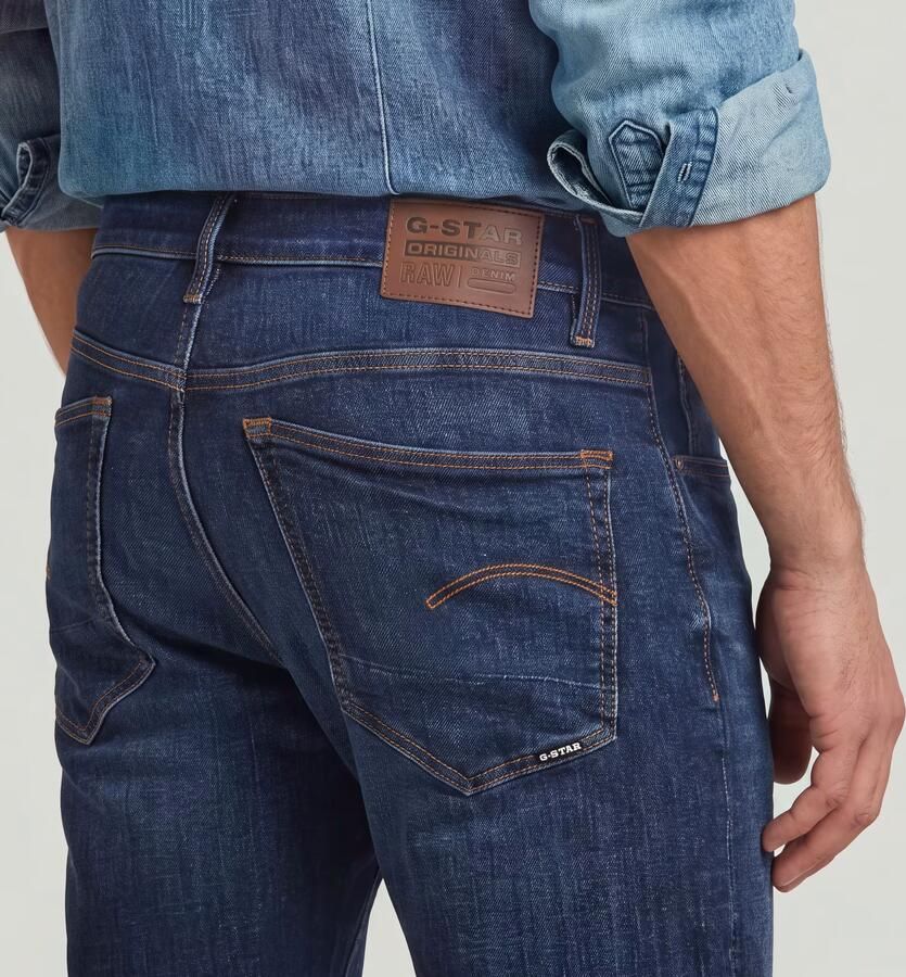 G-Star RAW 3301 Straight Jeans Donkerblauw Heren - Foto 6