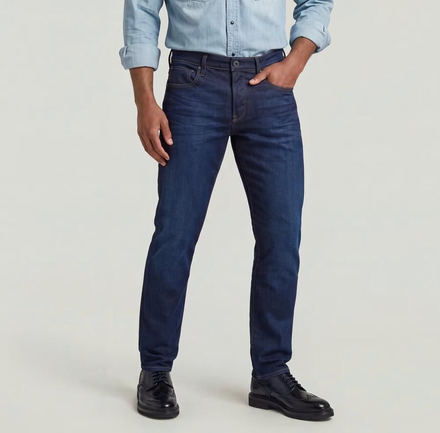 G-Star RAW 3301 Straight Jeans Donkerblauw Heren - Foto 5