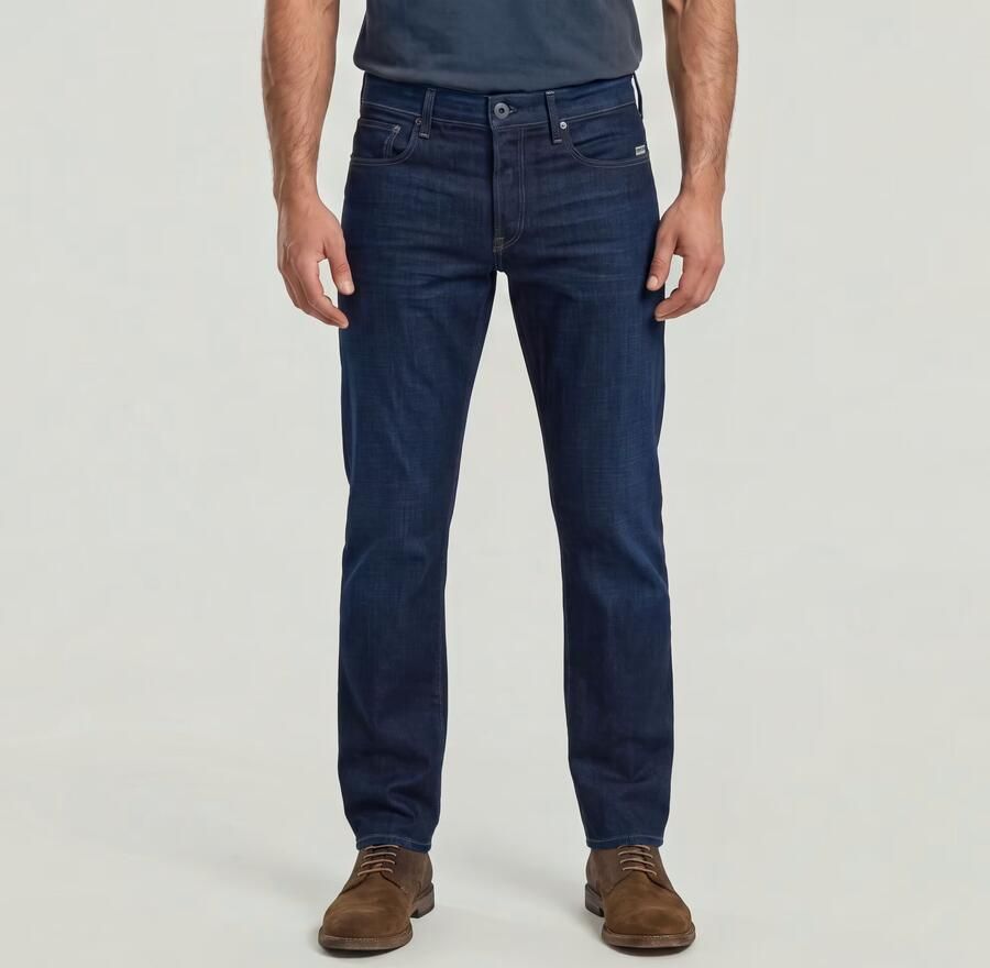 G-Star RAW 3301 Straight Jeans Donkerblauw Heren - Foto 4