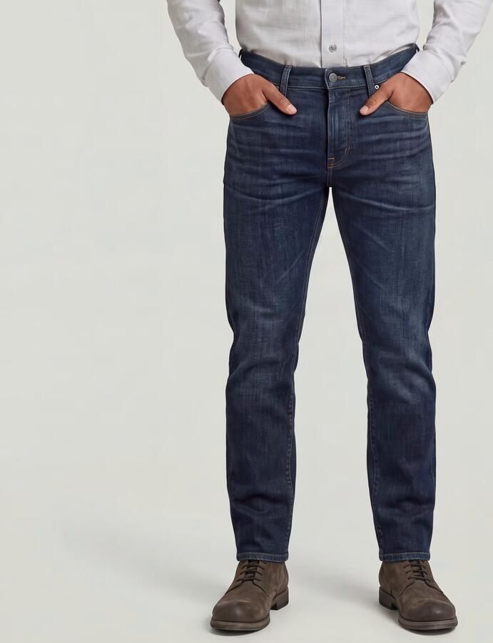 G-Star RAW 3301 Straight Jeans Donkerblauw Heren - Foto 4