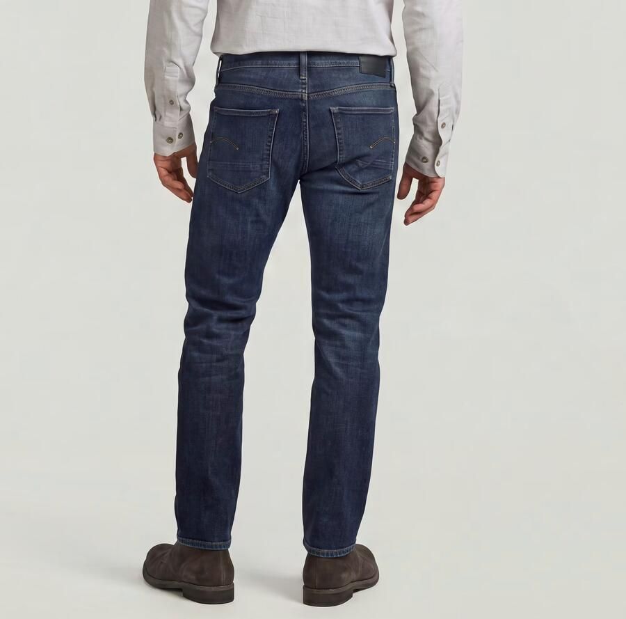 G-Star RAW 3301 Straight Jeans Donkerblauw Heren - Foto 2