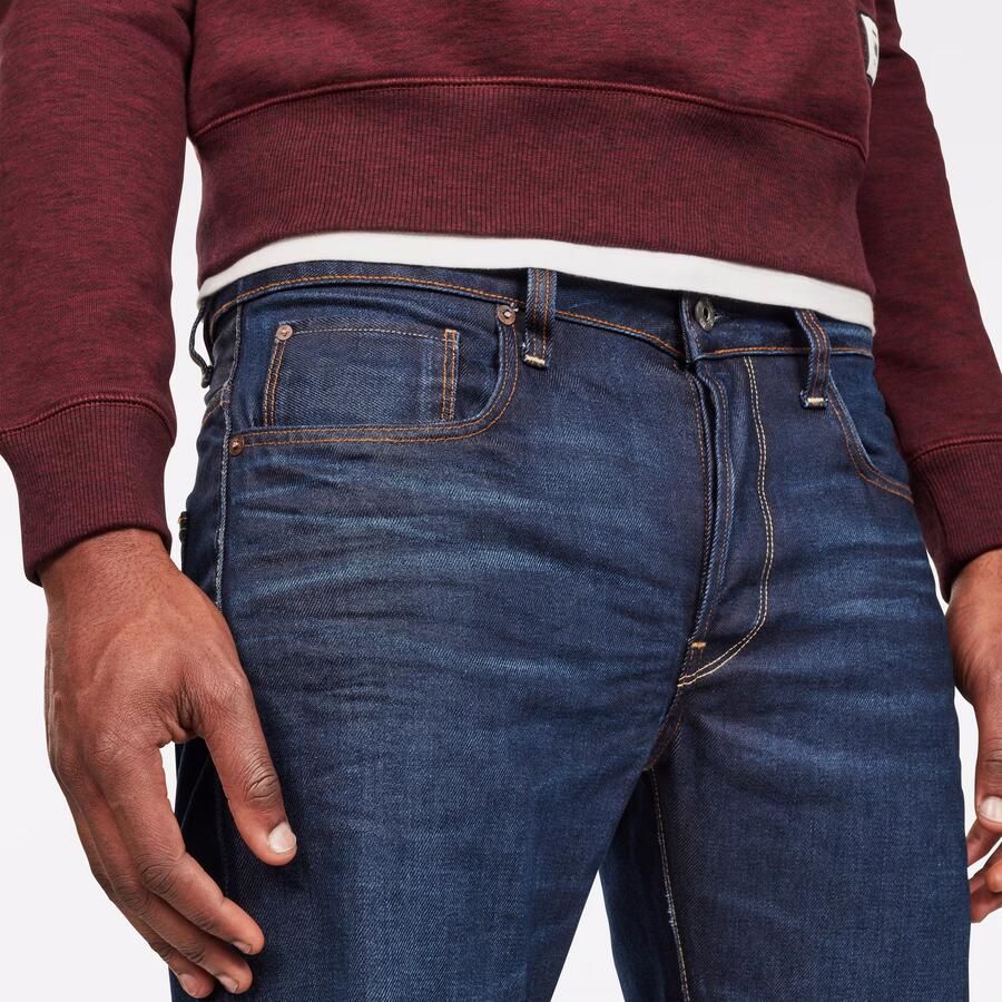 G-Star RAW 3301 Straight Jeans Donkerblauw Heren - Foto 4