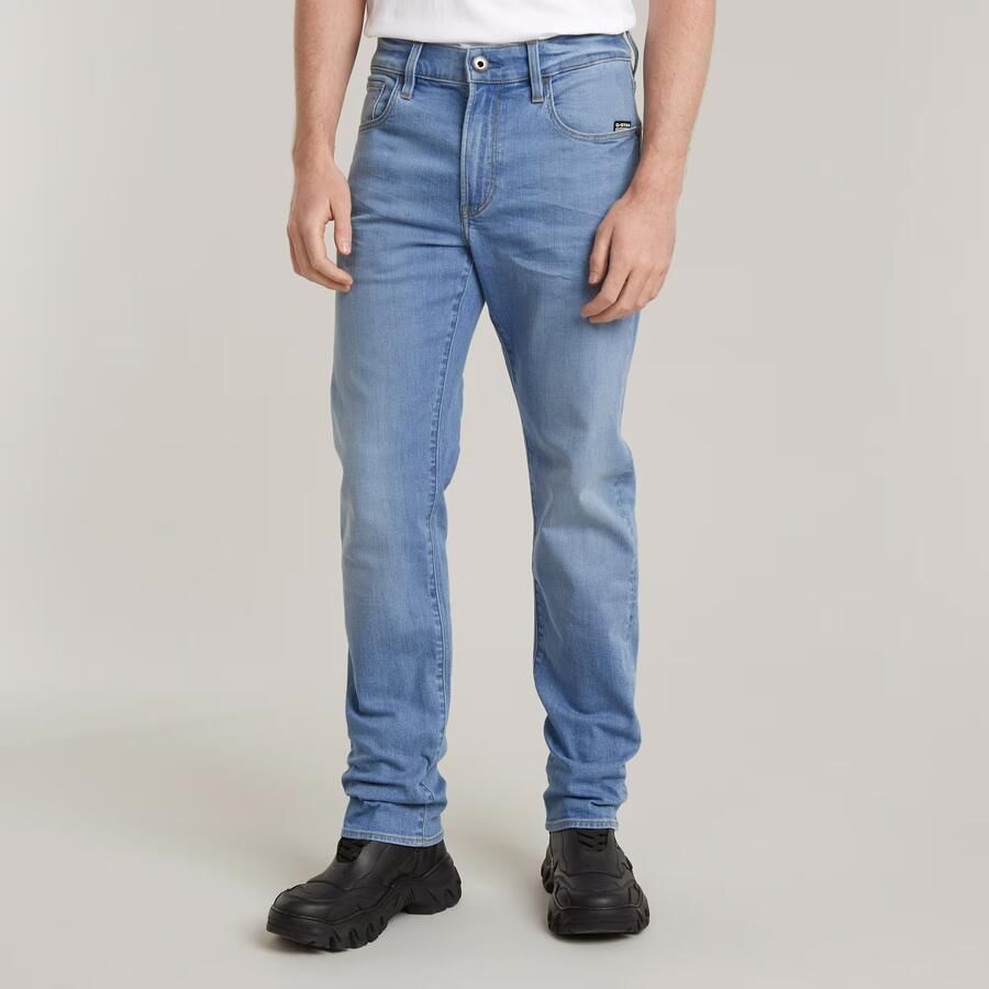 G-Star RAW 3301 Straight Jeans Midden blauw Heren - Foto 7