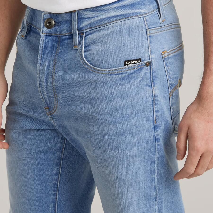 G-Star RAW 3301 Straight Jeans Midden blauw Heren - Foto 3