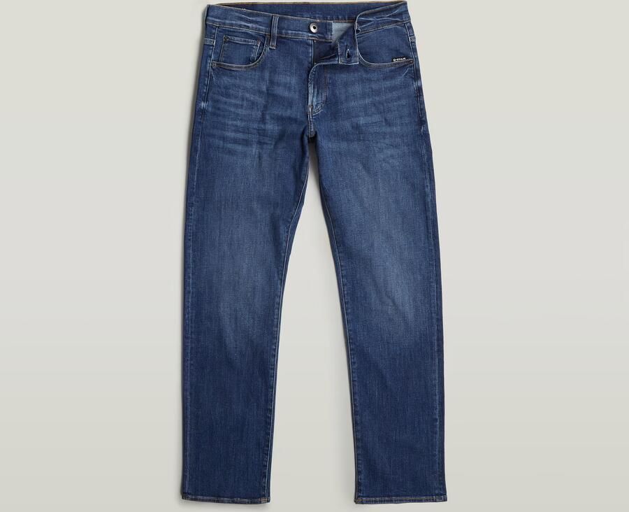 G-Star RAW 3301 Straight Jeans Midden blauw Heren - Foto 6