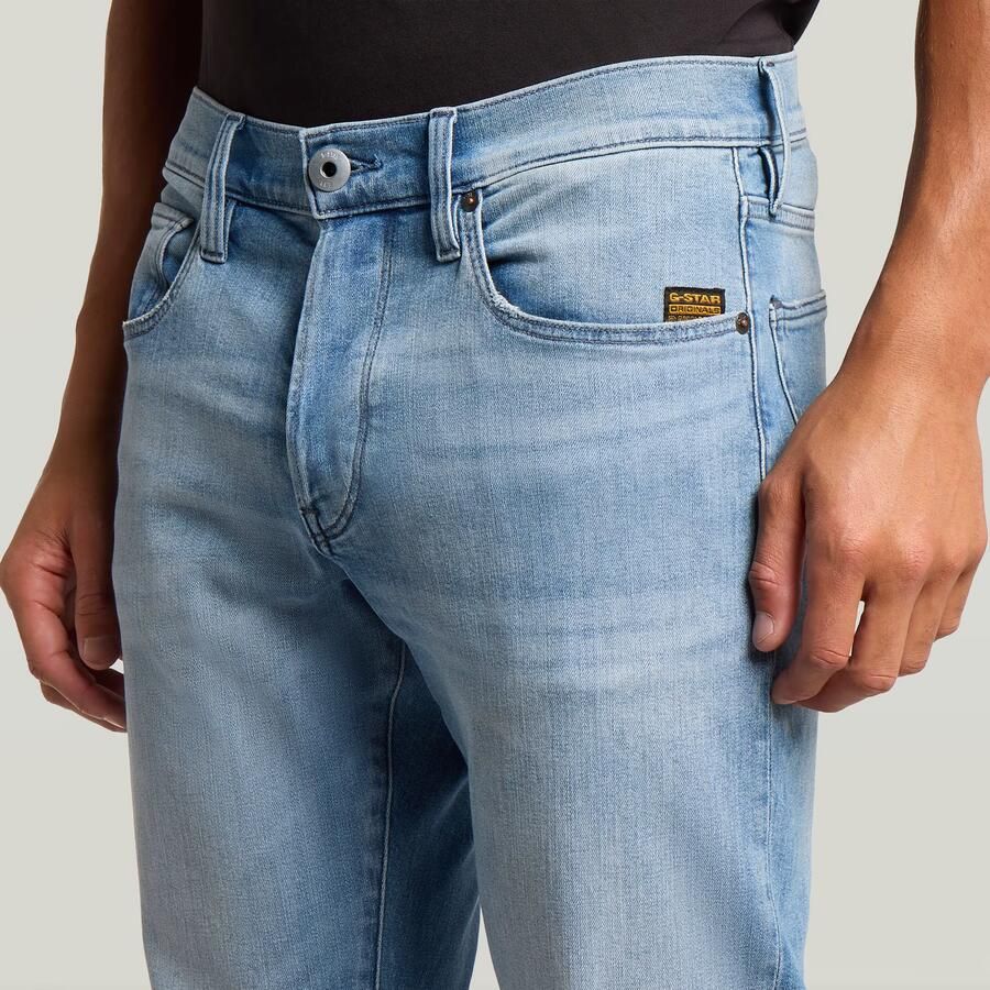 G-Star RAW 3301 Straight Jeans Midden blauw Heren - Foto 2