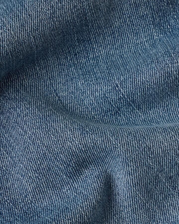G-Star RAW 3301 Straight Jeans Midden blauw Heren - Foto 2