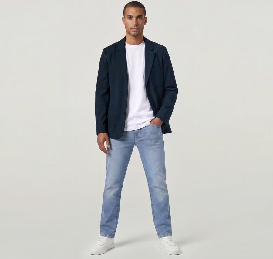 G-Star RAW 3301 Straight Jeans Midden blauw Heren - Foto 5
