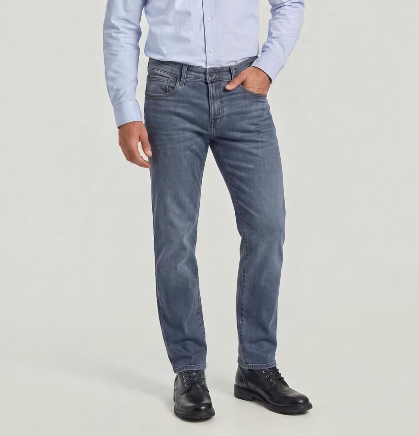 G-Star RAW 3301 Straight Jeans Midden blauw Heren - Foto 5