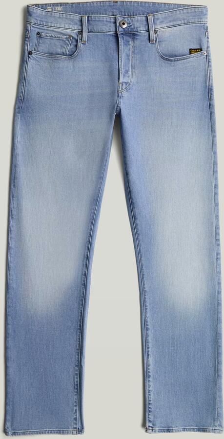 G-Star RAW 3301 Straight Jeans Midden blauw Heren - Foto 6
