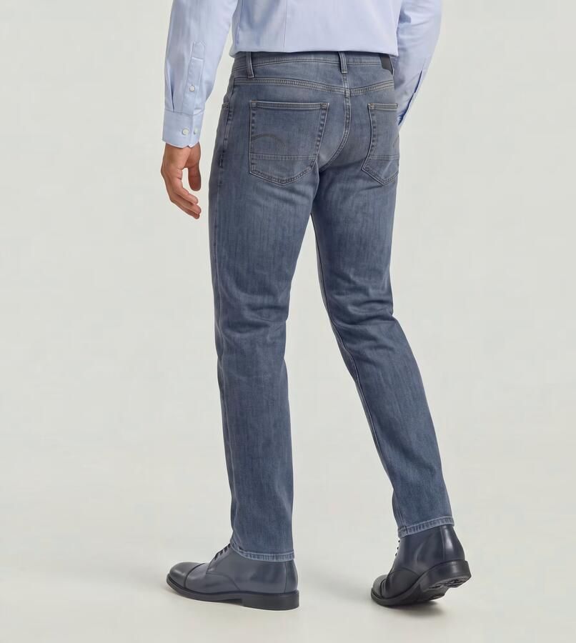 G-Star RAW 3301 Straight Jeans Midden blauw Heren - Foto 5