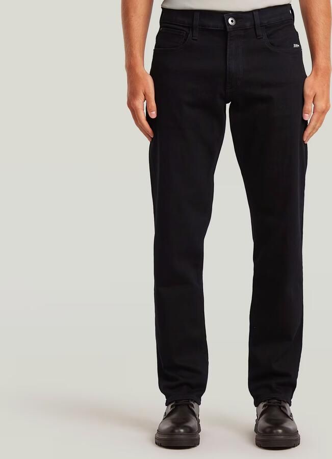 G-Star RAW 3301 Straight Jeans Zwart Heren