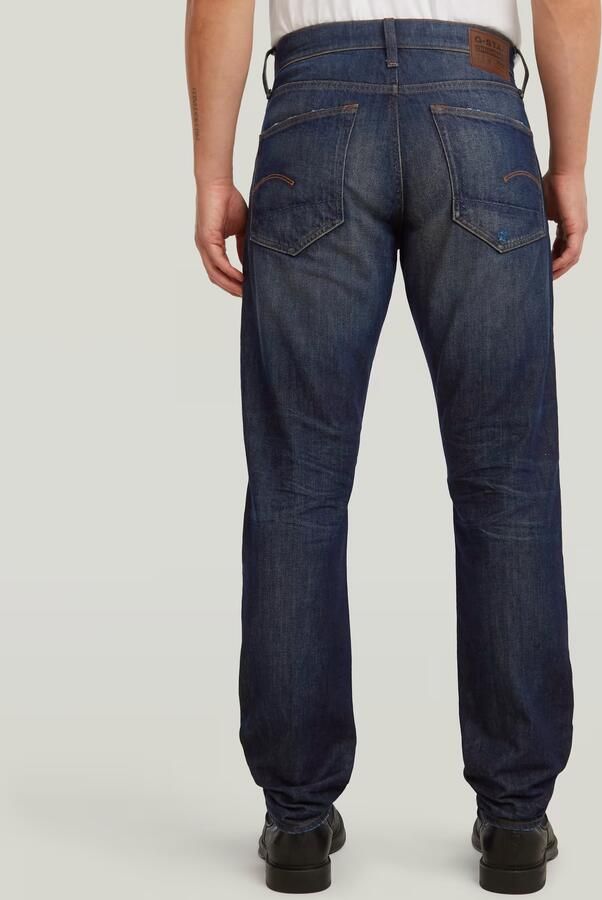 G-Star RAW 3301 Straight Tapered Jeans Donkerblauw Heren - Foto 6