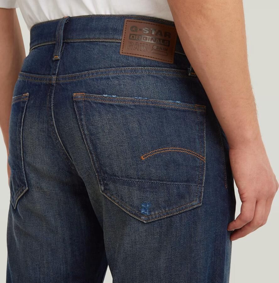 G-Star RAW 3301 Straight Tapered Jeans Donkerblauw Heren - Foto 3