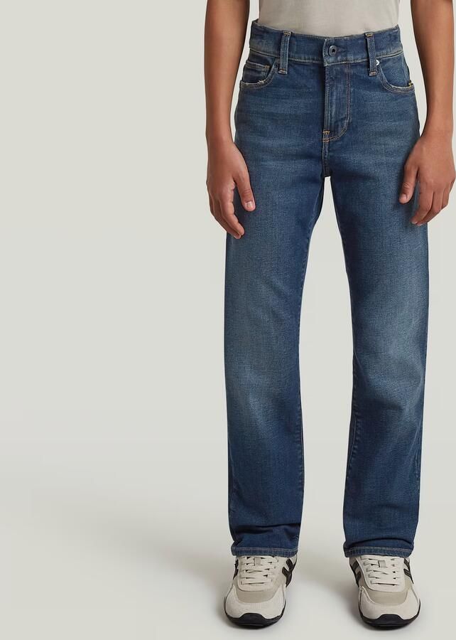 G-Star RAW 3301 Straight Tapered Jeans voor jongens Donkerblauw jongens
