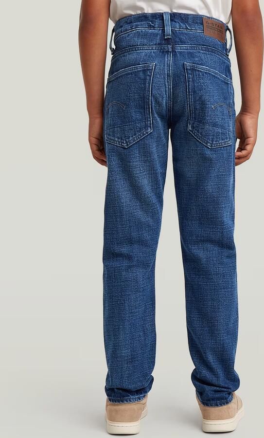 G-Star RAW 3301 Straight Tapered Jeans voor jongens Midden blauw jongens - Foto 4