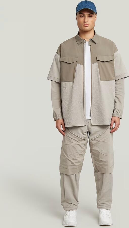 G-Star RAW 3D Belt Loose Track Pant Beige Heren - Foto 6