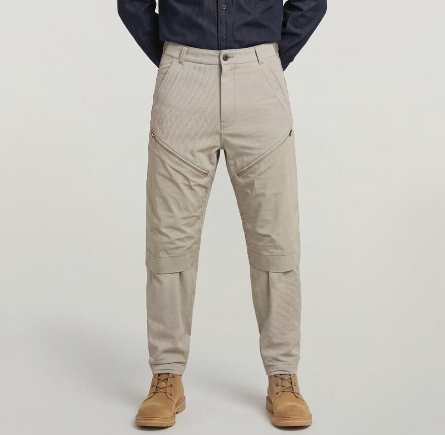 G-Star RAW 3D Belt Loose Track Pant Beige Heren - Foto 6
