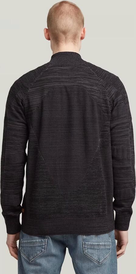 G-Star RAW 3D Biker Full Zip Gebreide Trui Meerkleurig Heren - Foto 6