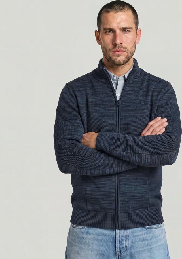 G-Star RAW 3D Biker Full Zip Gebreide Trui Meerkleurig Heren - Foto 4