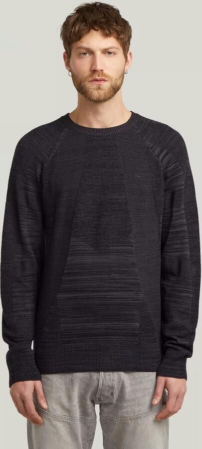 G-Star Raw Gebreide pullover met logostitching en ronde hals - Foto 7