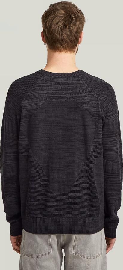 G-Star Raw Gebreide pullover met logostitching en ronde hals - Foto 6