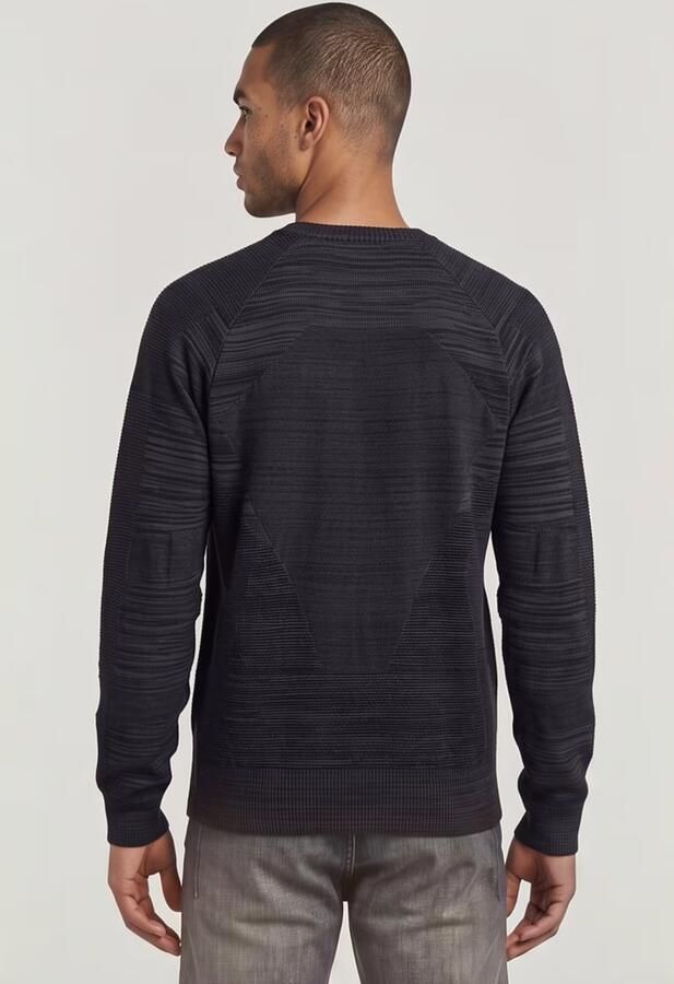 G-Star Raw Gebreide pullover met logostitching en ronde hals - Foto 8