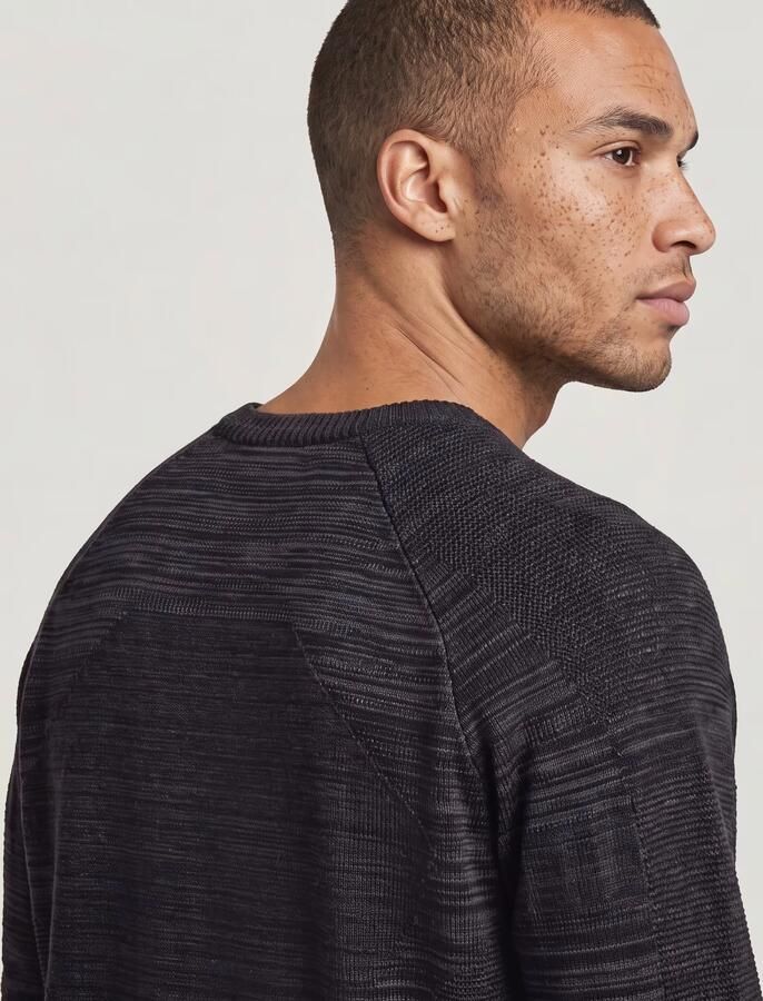 G-Star Raw Gebreide pullover met logostitching en ronde hals - Foto 7