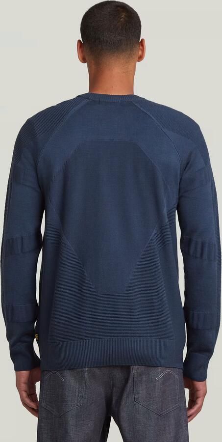 G-Star Raw Gebreide pullover met logostitching en ronde hals - Foto 5