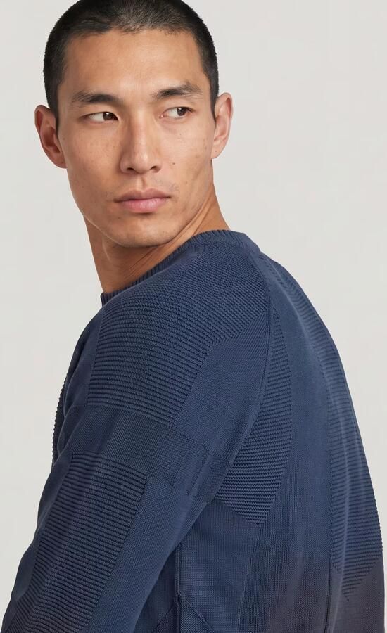 G-Star Raw Gebreide pullover met logostitching en ronde hals - Foto 5